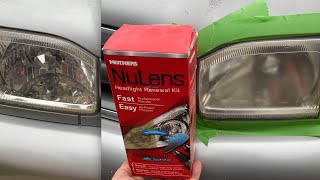 Mothers NuLens Headlight Renewal Kit REVIEW THE TRUTH [upl. by Dorri]