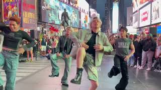 SB19 New YorkTime Square BuskingBazinga Gento Crimzone PPop US Tour [upl. by Franckot324]