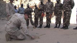 UXO Training given by US Navy in Namibiamov [upl. by Valorie]