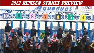 2023 Remsen Stakes Preview [upl. by Elga]