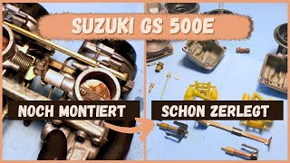 Vergaser Suzuki GS500E zerlegen Schritt für Schritt Anleitung Vergaseronkel Mikuni BST33SS [upl. by Erbua]