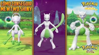 Cómo conseguir a ✨ MEWTWO SHINY ✨ SHINY HUNTING  Pokémon Lets Go Eevee amp Pikachu [upl. by Salb]