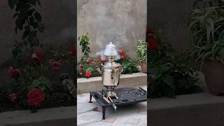 THE TRADİTIONAL SAMOVAR TEA  AZERBAIJAN [upl. by Ailgna38]