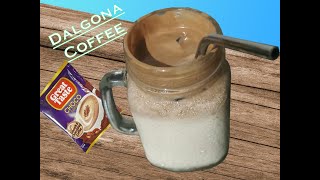 Dalgona Coffee Without Mixer  Dalgona Coffee Recipe [upl. by Ehcnalb]