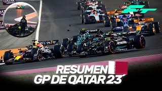 El COLAPSO de MERCEDES los PILOTOS DESFALLECEN y RIDICULO FERRARI – RESUMEN CARRERA GP QATAR F1 2023 [upl. by Glory]