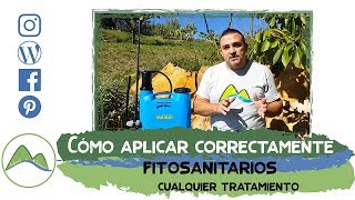 Cómo aplicar correctamente cualquier tratamiento de fitosanitarios  LdN [upl. by Tarton129]