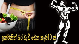 10 Fast Weight Gain Food  Sinhala [upl. by Mcgurn]