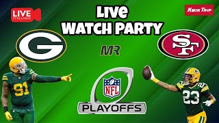 Packers vs Niners Live Watch Party [upl. by Nahtonoj728]