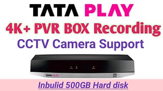 Tata Play HD  Setup Box  Unboxing amp Review  Tata Play HD Plus Recording [upl. by Furgeson]