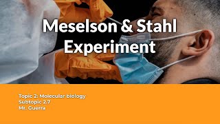 The Meselson Stahl experiment  DNA replication is semiconservative  IB Biology  Topic 2 [upl. by Range38]