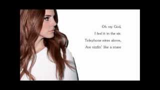 Lana Del Rey Summertime Sadness Lyrics [upl. by Holtz]