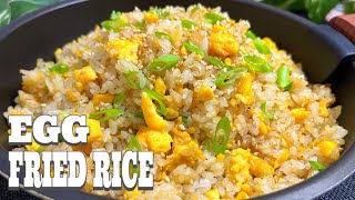 Quick amp Tasty Egg Fried Rice at Home in 5 Minutes [upl. by Aronoel242]