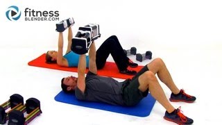 Upper Body Tabata Workout  Intense 60 Minute Back Shoulders and Arms Workout [upl. by Perl]