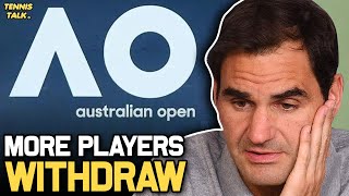 More Players WITHDRAW from Australian Open 2022  Tennis News [upl. by Alisen664]