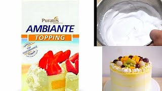 AMBIANTE Whipping Cream 2 minutes beating time REAL TIME [upl. by Norita336]