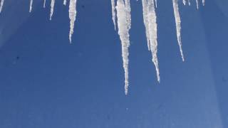 Icicles Forming Timelapse 1080p HD [upl. by Zetnom]