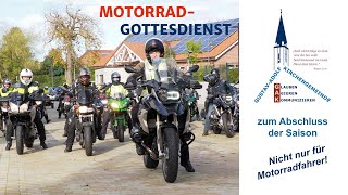 241020 Motorradgottesdienst GustavAdolfKirche Meppen [upl. by Hildegaard]