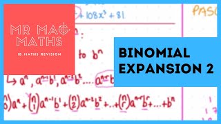 IB AASL Topic 1  Binomial Expansion Problem Solving [upl. by Radbun718]