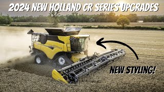 Introducing 2024 Upgrades to New Hollands CR Series Combine Models [upl. by Attennhoj]