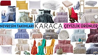 KARACA İNDİRİMLERİ  KARACA HOME  ÇEYİZ SETİ KARACA NEVRESİM TAKIMLARI  Karaca Yorgan Battaniye [upl. by Berna876]