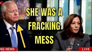 OHHH Even Tim Walz amp CNN aren’t buying Kamala Harris’ LIES about Supporting Fracking 😮 [upl. by Yreffej805]