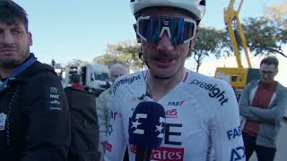 Brandon McNulty  Interview at the finish  Trofeo Calvia 2024 [upl. by Sunny]