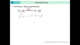 ORGANIC CONVERSIONS  Lower aliphatic alcohol to higher using Cyanide group Nitriles [upl. by Leone]