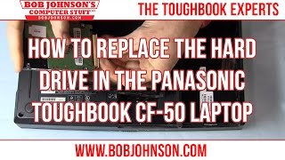 How to replace the Hard drive in the Panasonic Toughbook CF50 Laptop [upl. by Suanne]