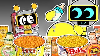 Incredibox Sprunki  FUN BOT Pregnant amp Baby Convenience Store Food Mukbang Animation  ASMR [upl. by Schroder]