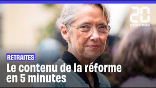 Réforme des retraites  Age de départ cotisations régimes spéciaux… les points clés à retenir [upl. by Nirret202]