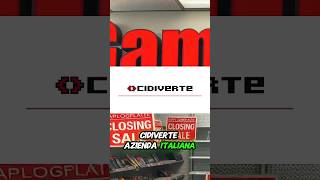 Gamestop Italia Chiude per sempre gamestop videogame chiude gaming gamestopitalia [upl. by Dorelle213]