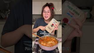 A BRAND NEW tteokbokki recipe teokbokki tomyum tomyumtteokbokki [upl. by Carrnan]