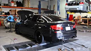 2013 BMW F10 M5  633whp Dyno [upl. by Veleda]