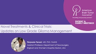 Novel Treatments and Clinical Trials for Low Grade Gliomas [upl. by Alduino]