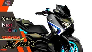 2024 Next Gen Yamaha Xmax300 Scooter Line with New Design [upl. by Seniag505]