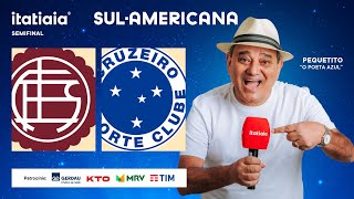 LANÚS X CRUZEIRO AO VIVO NA ITATIAIA  REACT DA COPA SULAMERICANA 2024 [upl. by Nnod]