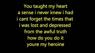 Silverstein My Heroine Lyrics in video [upl. by Chet160]