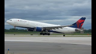 Delta A330200 take off DTW [upl. by Townie557]