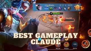 How To Play Claude After Patch  Very Stong  Claude Gameplay Build MLBB [upl. by Willi]