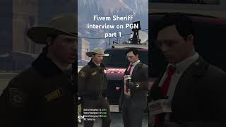 GTA RP SHERIFF INTERVIEW Part 1 roleplay fivemrp gta fivem pgn gtarp gtarpclips news [upl. by Lak464]