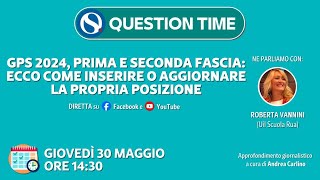 Tutorial GPS 2024 prima e seconda fascia ecco come inserire o aggiornare la propria posizione [upl. by Hillari651]