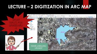 Lecture 2  DIGITIZATION IN ARC GIS  ARCGIS DIGITIZATION [upl. by Annoif]