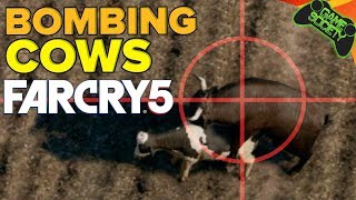 Far Cry 5  Bombing Cows [upl. by Dhruv500]