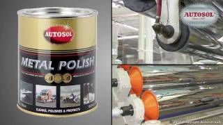 Plastic Extrusion Chill Rolls  Cleaning with Autosol wwwautosolcom [upl. by Erolyat]