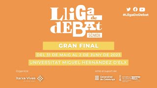 UVIC · UCC  UB  Final Lliga de Debat Sènior 2023 [upl. by Adnulahs]