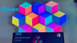 Govee Glide 3D Hexagon Light Panels  The Next Dimension Smart Lights  Unboxing Setup First Look [upl. by Artsa704]