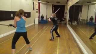 Bernadett Belinda York and Olivia SchlueterCorey Advanced Broadsword [upl. by Ereynihc]