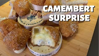 RECETTE DE NORBERT  CAMEMBERT SURPRISE PANÉ ET COULANT DINGUERIE [upl. by Frazier438]