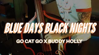 Blue Days Black Nights  Go Cat Go Buddy Holly  Upright Double Bass Cover rockabilly rocknroll [upl. by Ardnaeed]