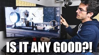 This 32quot Curved 1080p 144Hz Freesync Monitor is 300  Viotek GN32C Review [upl. by Billen]